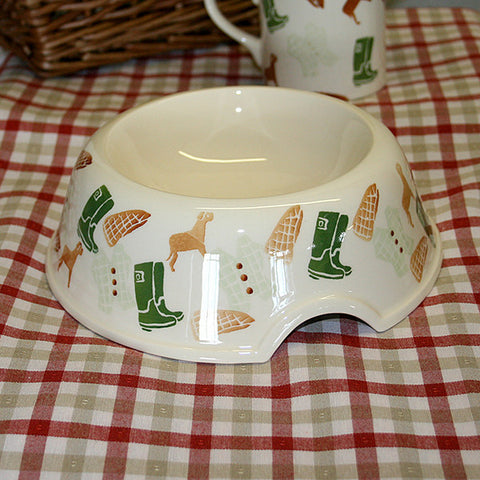 Country Gent Pet Bowl