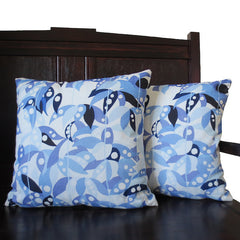 Blue Bamboo Cushion