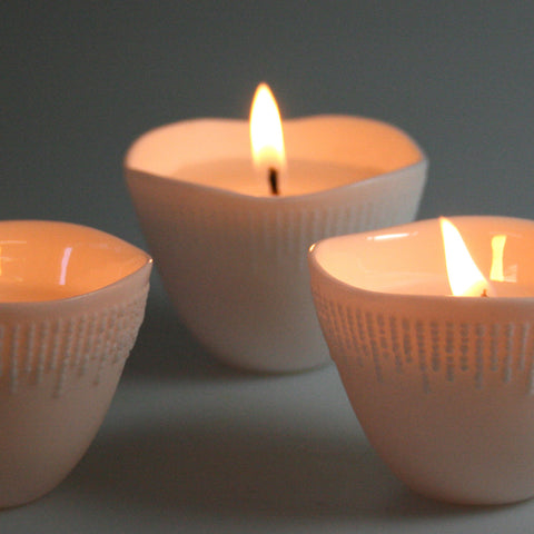 Bead Candle - set of 3