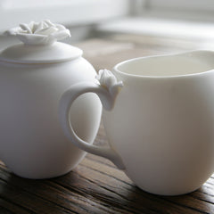 Rose Creamer & Sugar