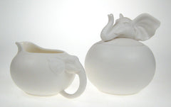 Elephant Creamer & Sugar Set