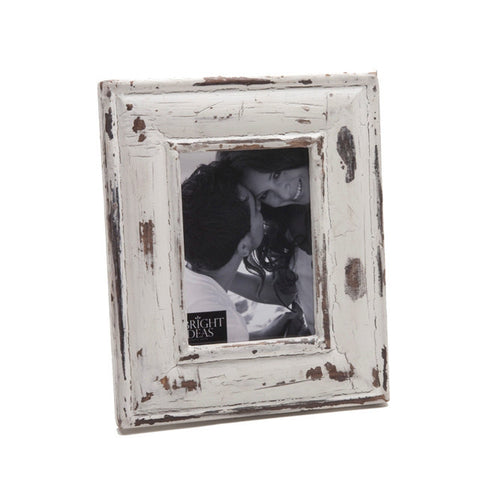 White Vintage Wood Frame