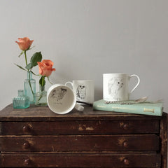 Set of 4 Mixed Birds Mugs