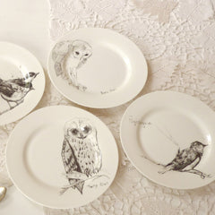 Set of 4 Mixed Dinner Plates