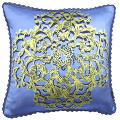 Morning Lace Silk Cushion