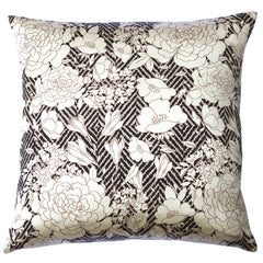 Olivia Black Silk Cushion