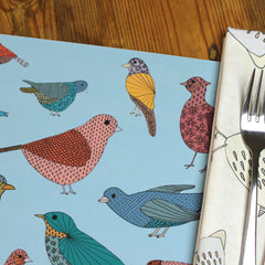 Colourful Eccentric Birds Placemats set of 4