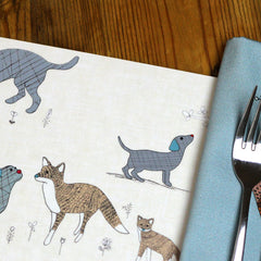 Curious Dogs Placemats set of 4