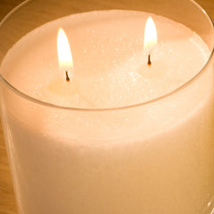 Snow Crystal Candle - Large