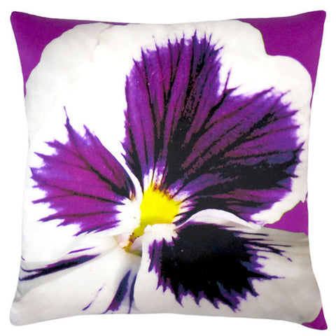 Pansy Silk Cushion