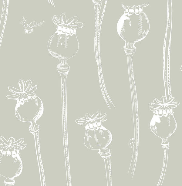 Poppy Pepper Pots Wallpaper CastleStone