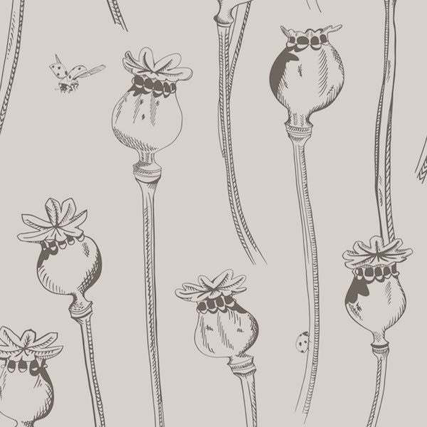 Poppy Pepper Pots Wallpaper Dormouse