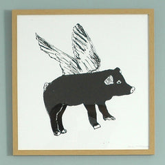 Flying Pig Print