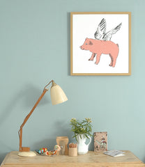 Flying Pig Print