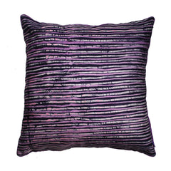 Radiant Orchid Purple Batik Cushion