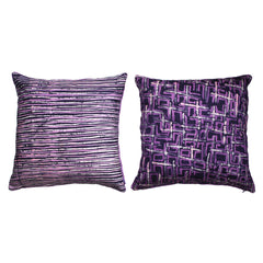 Radiant Orchid Purple Batik Cushion