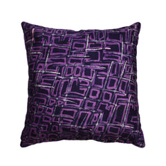 Radiant Orchid Purple Batik Cushion