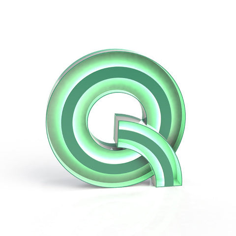 Graphic Collection Letter Q Lamp