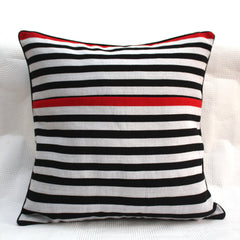 Red Zebra Pop Cushion