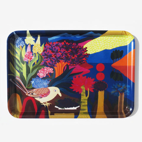 Blackberry Bird Large Tray