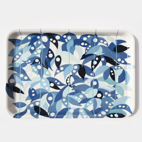 Blue Bamboo Large Tray