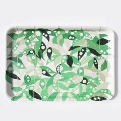 Green Bamboo Large Tray