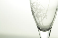 Cow Parsley Champagne Flute