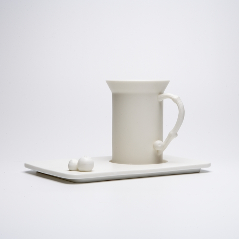 Blueberry Hill Mug & Saucer Set