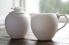 Rose Creamer & Sugar