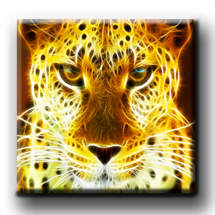 Cheetah Face (Golden)