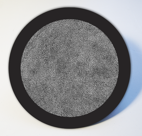 Shagreen with Border (Black/White)