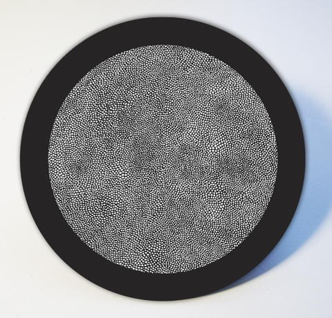 Shagreen with Border (Black/White)