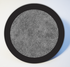 Shagreen with Border (Black/White)