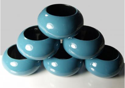 Napkin Ring Boxed Sets - Turquoise