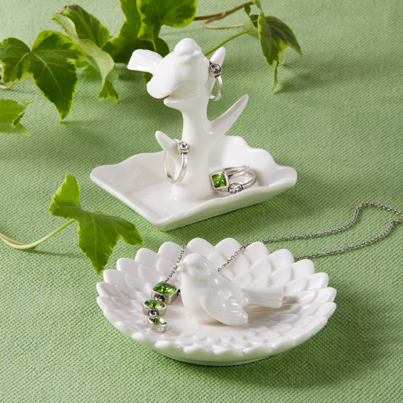 Porcelain Bird Jewellery Holder