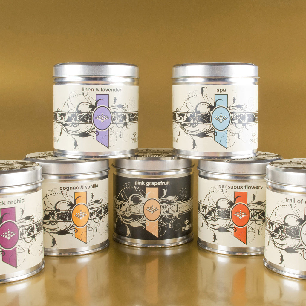 Snow Crystal Candle - Medium Tin