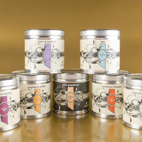 Snow Crystal Candle - Medium Tin