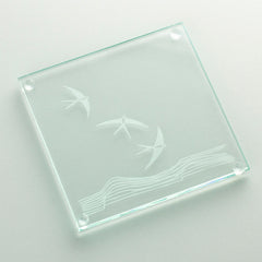 Swallow Glass Coaster