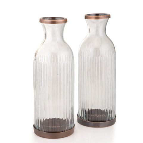 Ribbed Jar Tea Light Holder