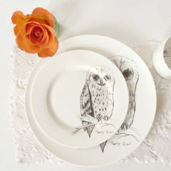 'Tawny Owl' Cake Plate