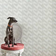 The Dogs Wallpaper, Pale Grey