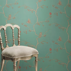 The English Robin Wallpaper, Jade