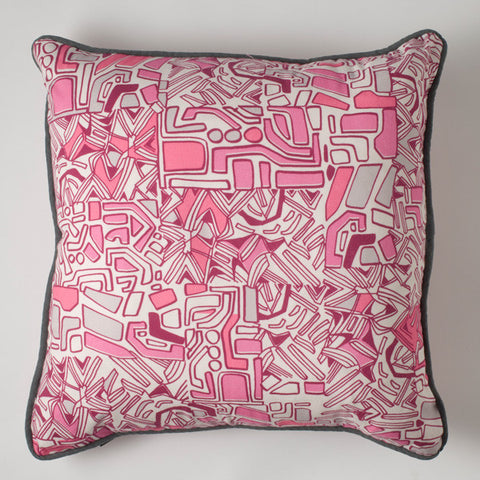 Pink Twigs Cushion