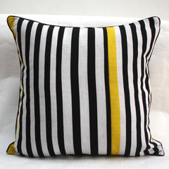 Yellow Zebra Pop Cushion