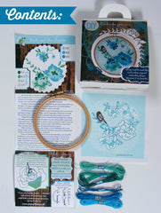 Embroidery Kit- Birdie and Blue