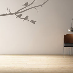 Birds on a Tree Branch Wall Stickers