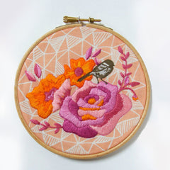 Embroidery Kit- Bright Blooms