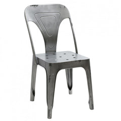 Distressed Metal Chair