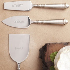 Set of Three Cheese Knives