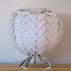 Bespoke Chrome Table Lamp- Lace